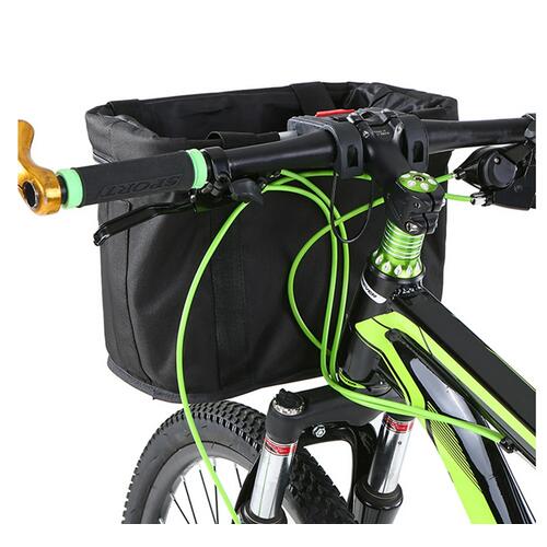 Coș de bicicletă robust, care poate fi atașat de ghidon, impermeabil