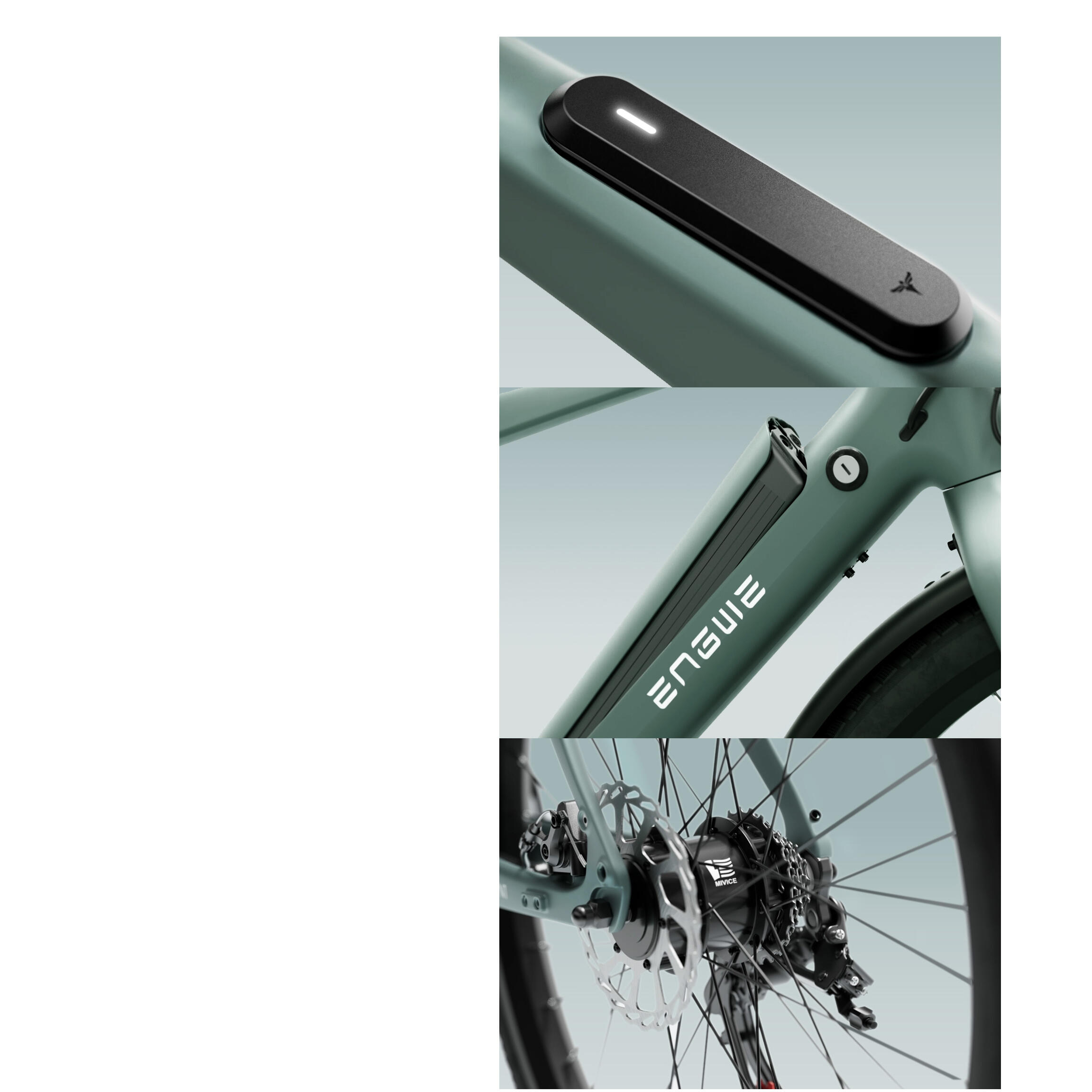 Bicicletta elettrica per adulti ENGWE N1 AIR ST Batteria 36V10Ah 10/14