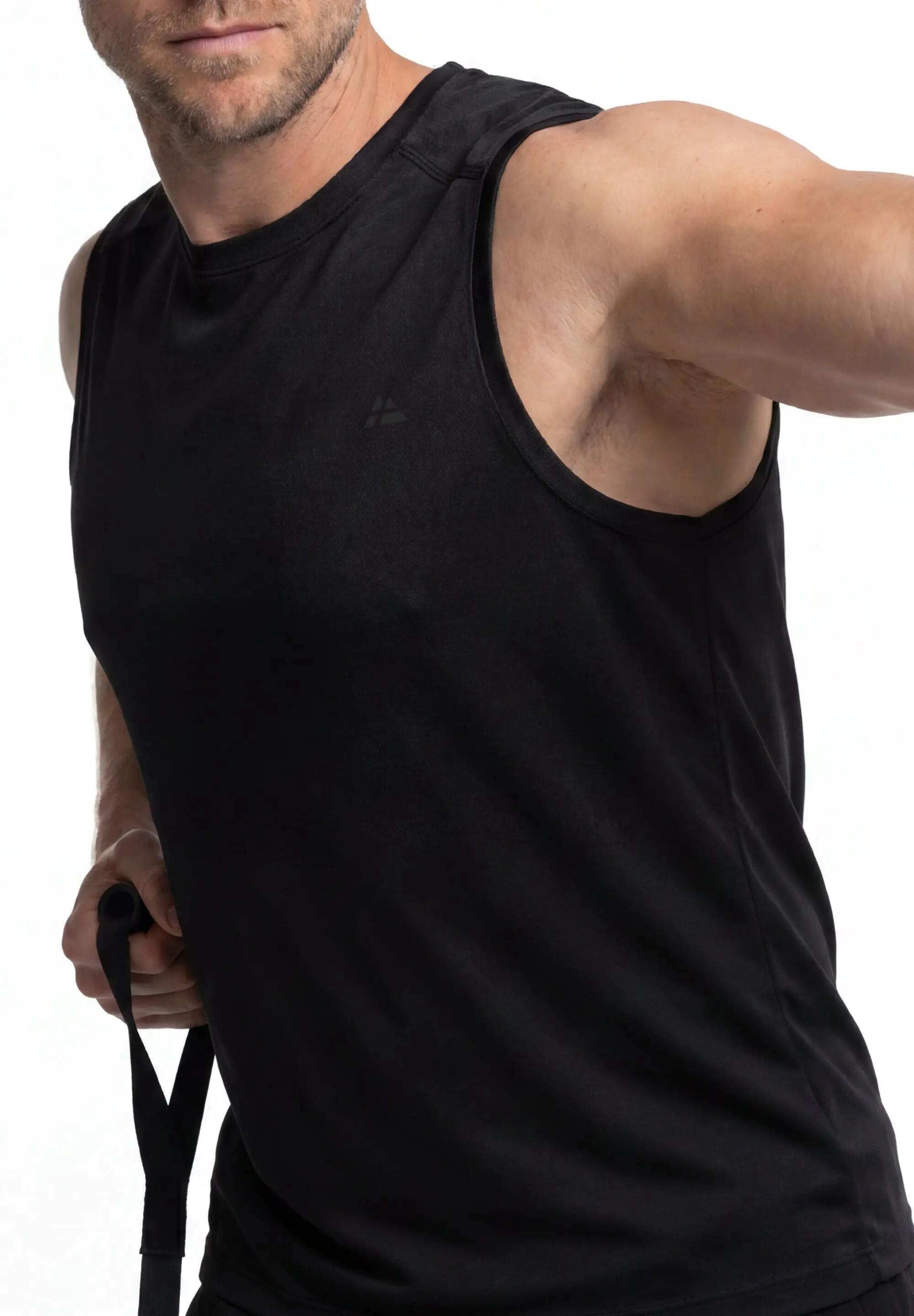 Camiseta de tirantes de running en malla ligera para hombre poliéster reciclado 4/5