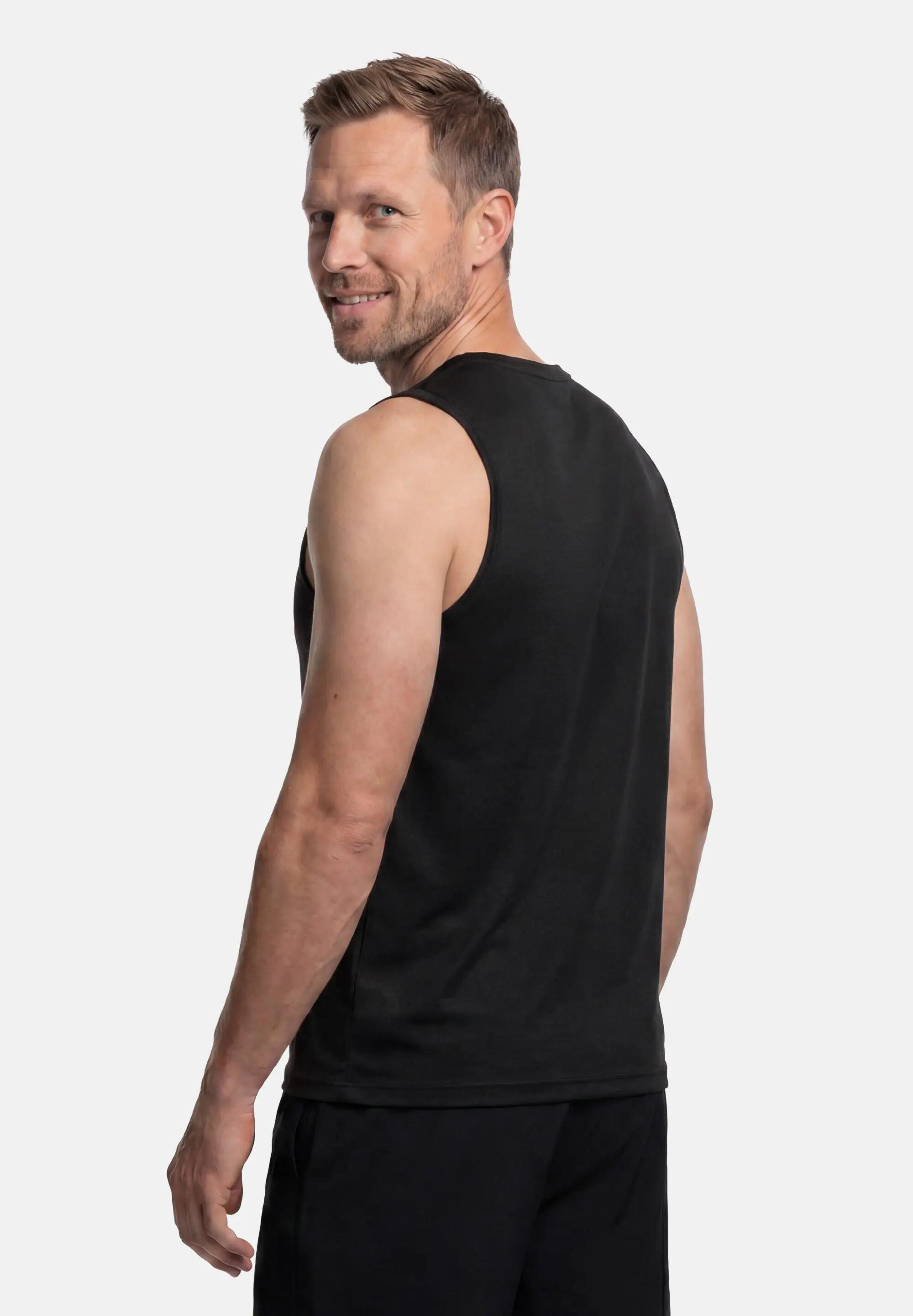 Camiseta de tirantes de running en malla ligera para hombre poliéster reciclado 3/5