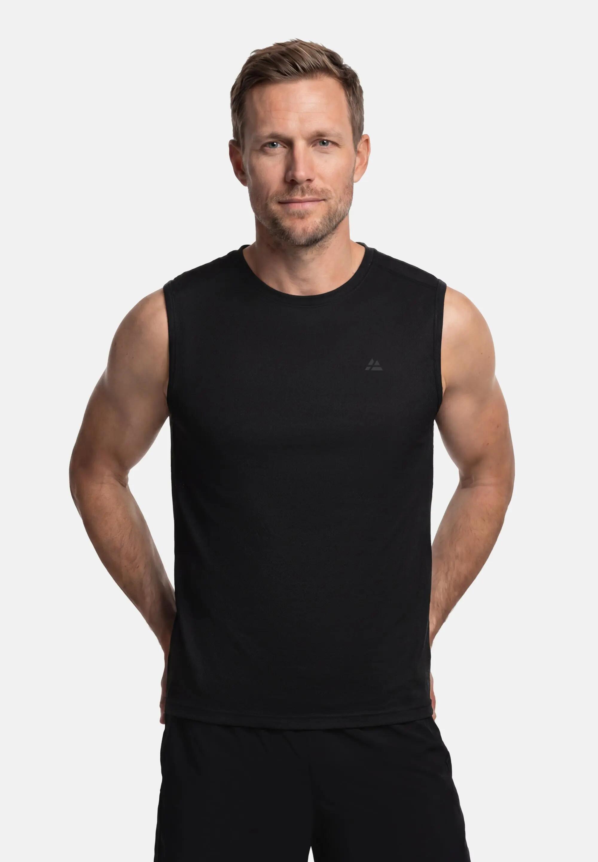 Camiseta de tirantes de running en malla ligera para hombre poliéster reciclado 2/5