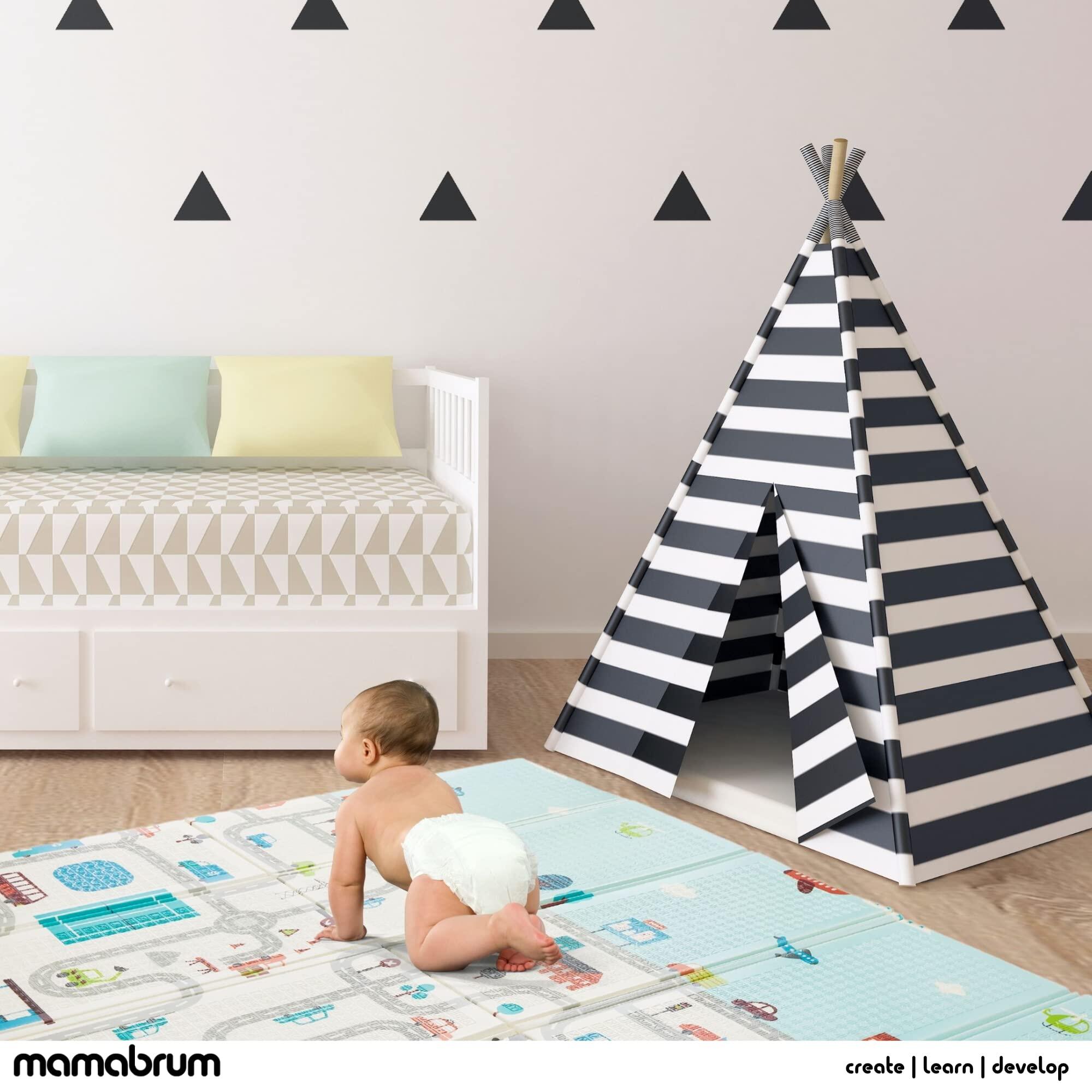 Speelkleed - baby - gemengd - opvouwbaar XXL, dubbelzijdig, niet-giftig XPE 7/10