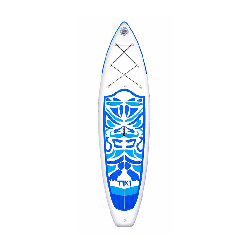 Deska do pływania SUP FunWater SUPFW05B Tiki 3,2m (niebiesko-biała)
