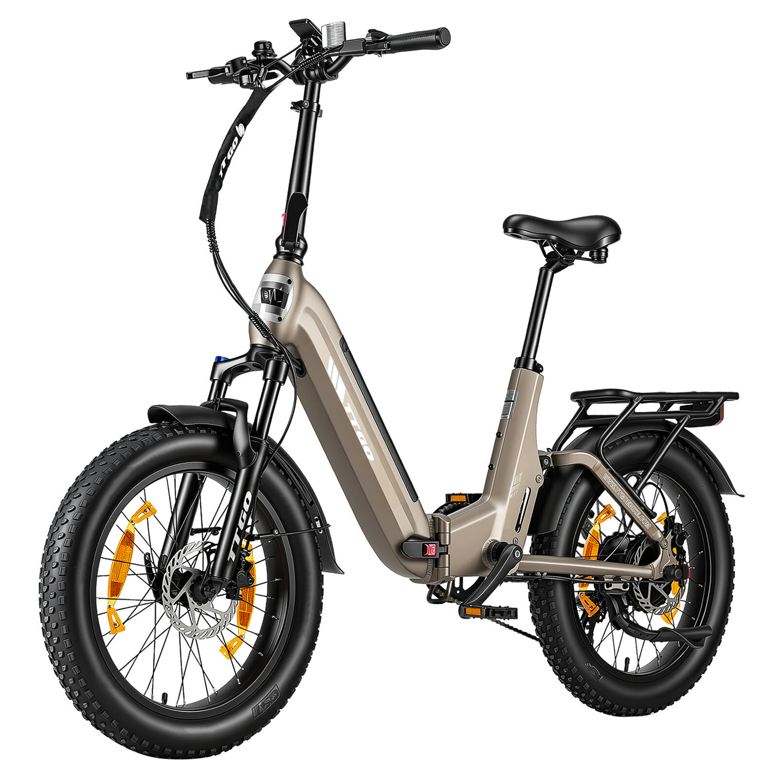 Bicicletă electrică cu suspensie completă TTGO F7 cu 720Wh