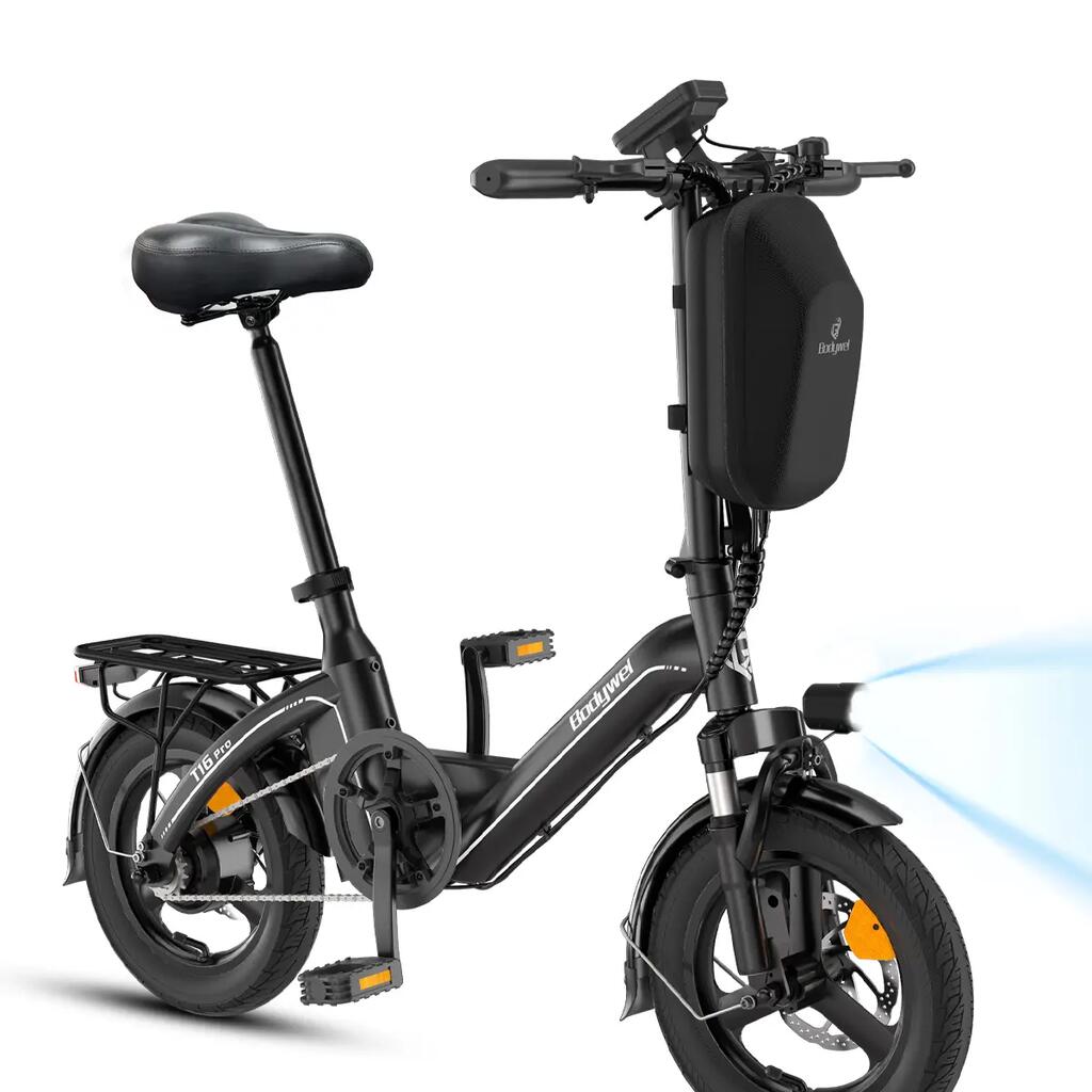 Сгъваем Е‑велосипед Bodywel T16PRO, батерия 36V 10,4Ah, гуми 14 инча