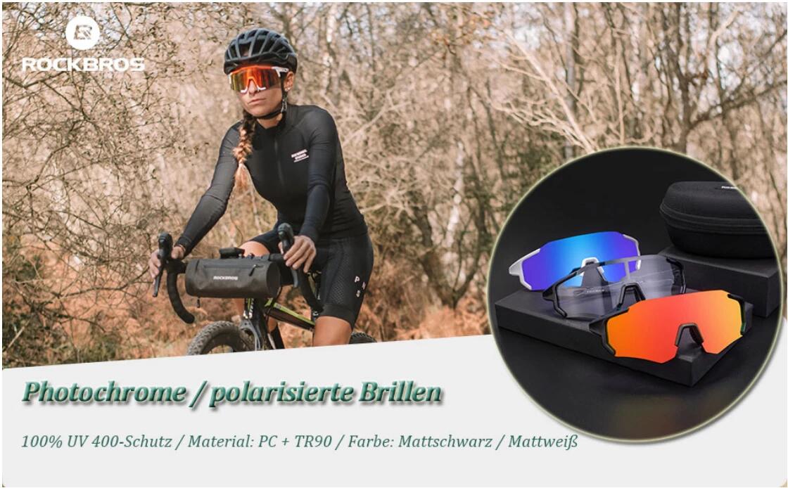 ROCKBROS Selbsttönende Fahrradbrille UV400 7/7