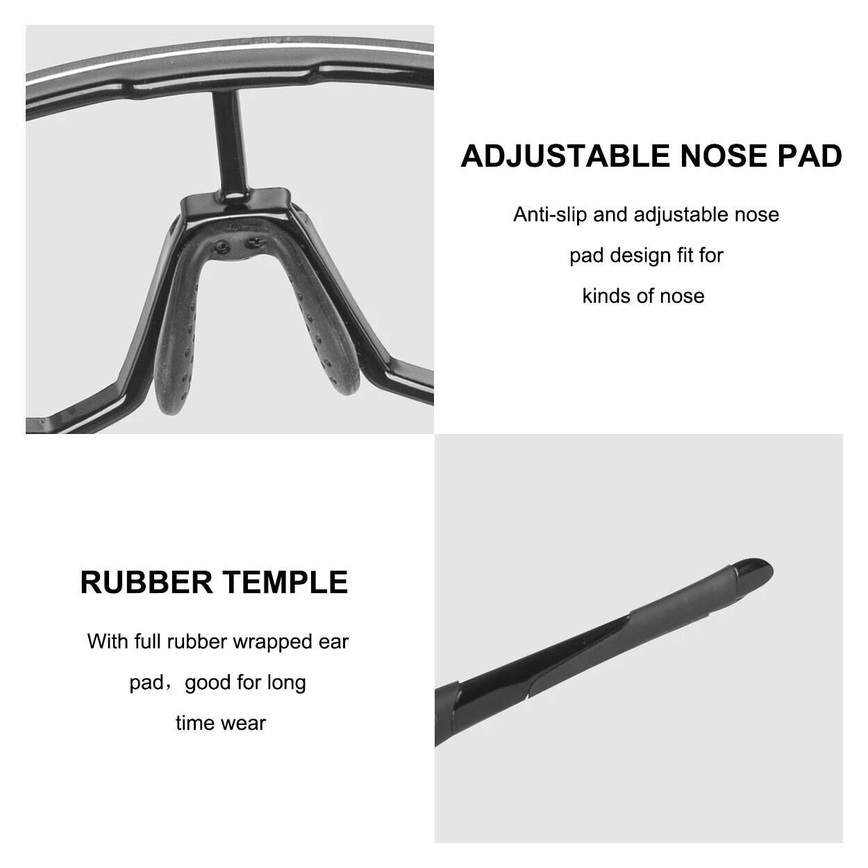 ROCKBROS Selbsttönende Fahrradbrille UV400 6/7