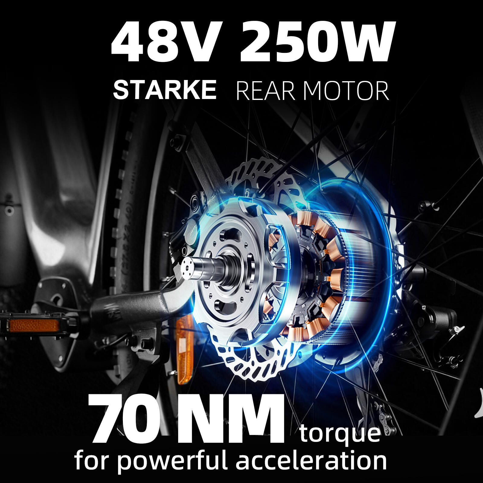 TTGO Z3 27,5-calowy elektryczny rower miejski z silnikiem 250 W, 7 biegów 3/7