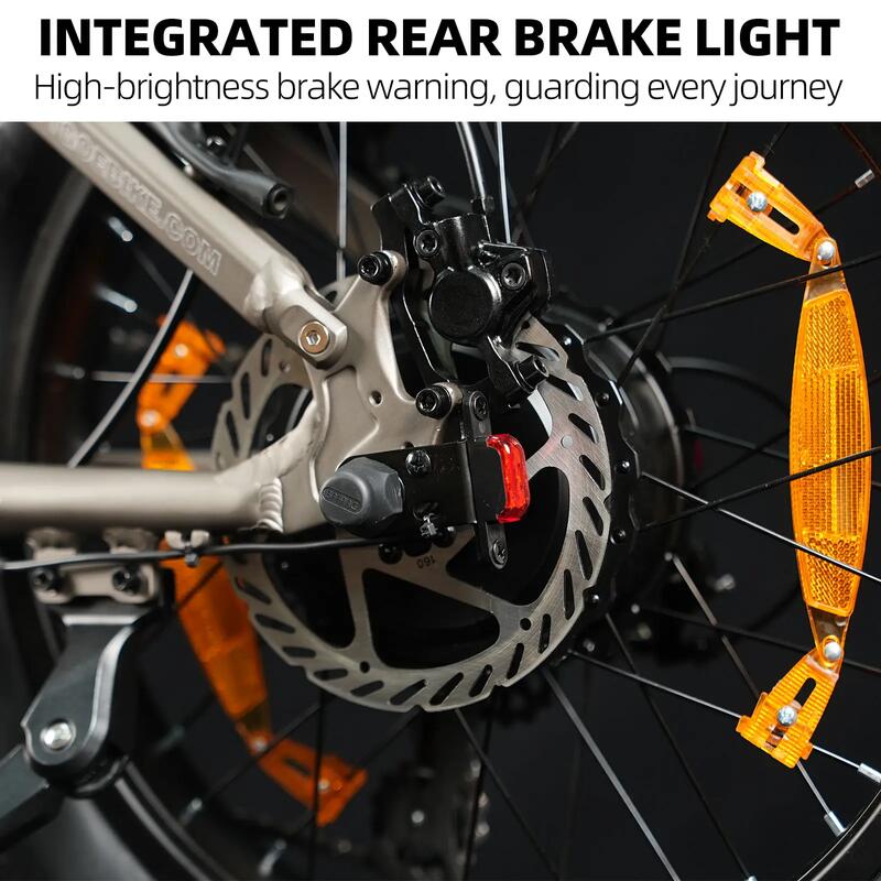 Bicicletă electrică pliabilă TTGO F7, baterie de 48 V 15 Ah, motor de 250 W