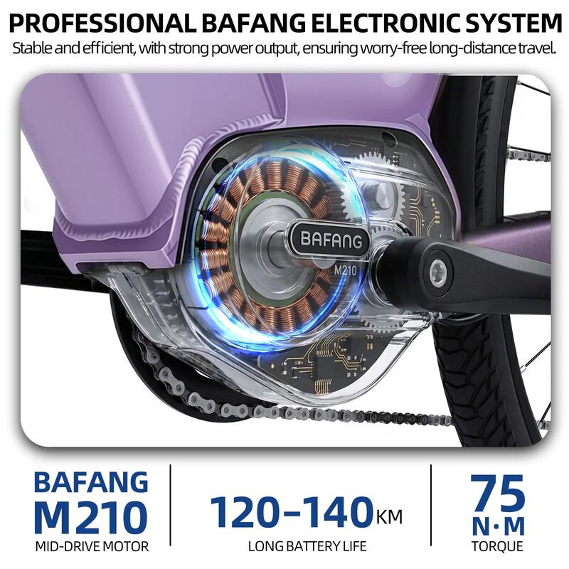 Bicicletă electrică TTGO C7 SE pentru femei cu baterie de 36V 18Ah