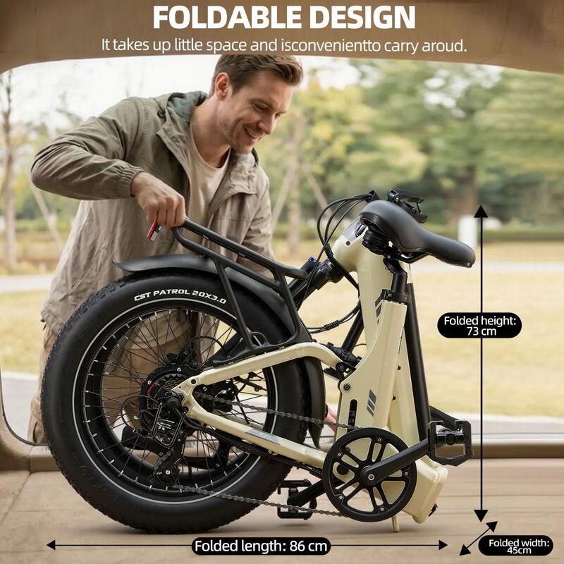 Bicicletă electrică cu suspensie completă TTGO F7 cu 720Wh