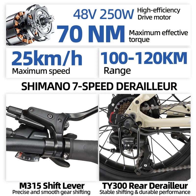 Bicicletă electrică cu suspensie completă TTGO F7 cu 720Wh