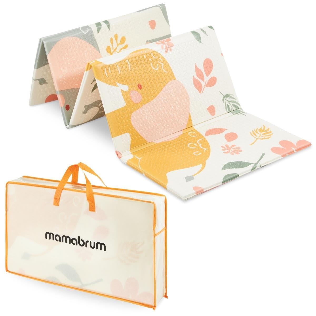 Speelkleed - Baby - Dubbelzijdig opvouwbaar van XPE-schuim - Grijs/Meerkleurig 6/10