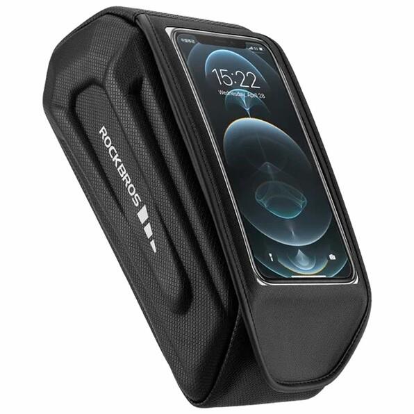 Torba na ramę rowerową Rockbros 30120064001 z pokrowcem na telefon 1,7l 2/3