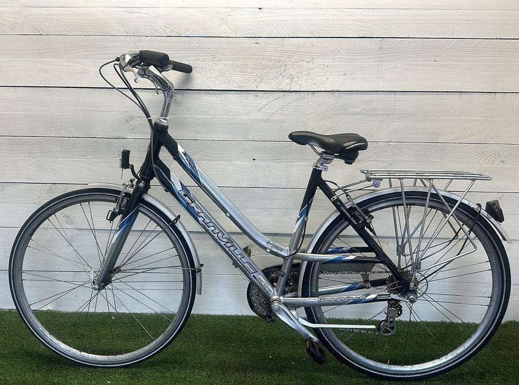 Granville stadsfiets bike, metal/grijs 3/3