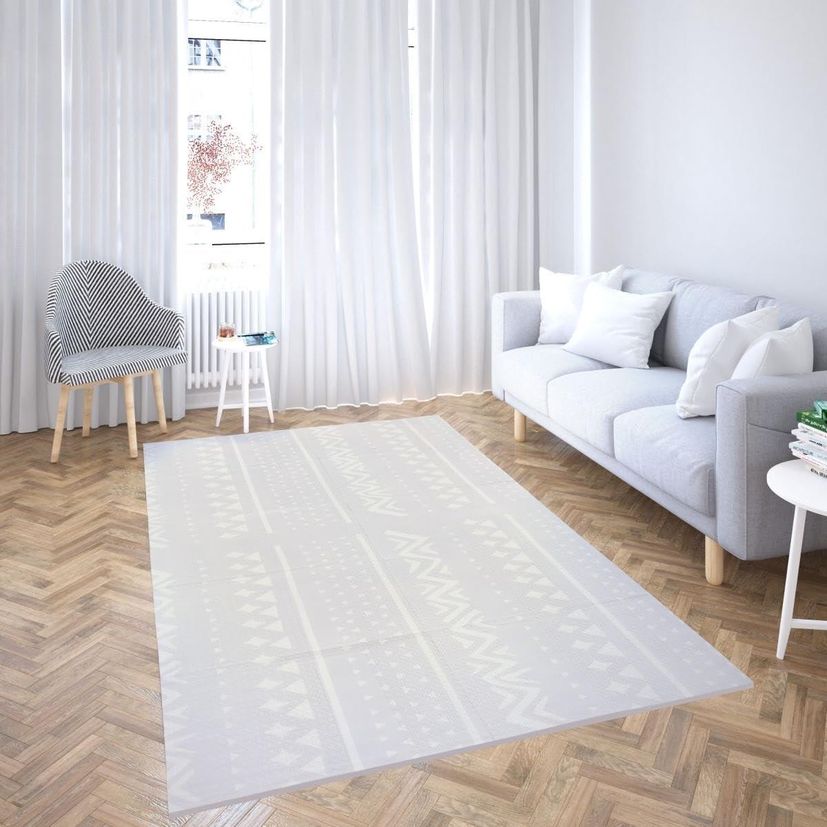 Speelkleed - Baby - Dubbelzijdig opvouwbaar van XPE-schuim - Grijs/Meerkleurig 3/10