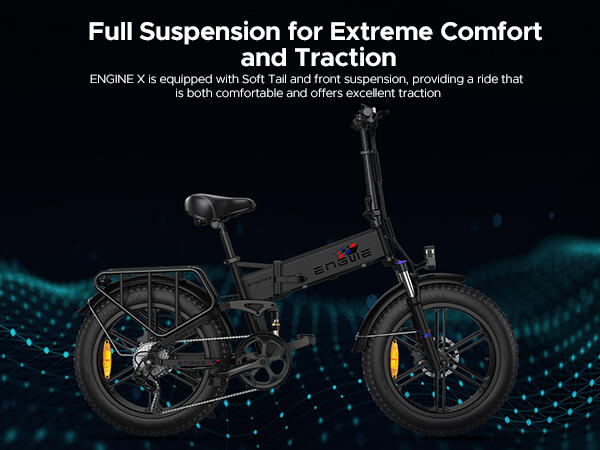 Bici elettrica adulti ENGINE X 250W 20" Fat TT 48V13Ah Città 9/12