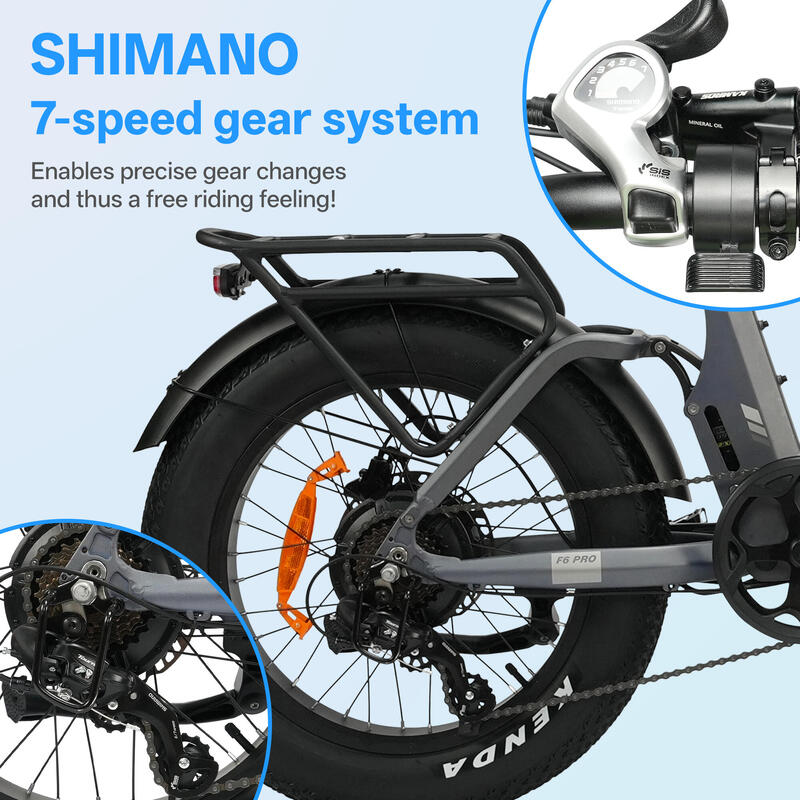 Bicicletă electrică all-terrain TTGO F6 PRO suspensie completă