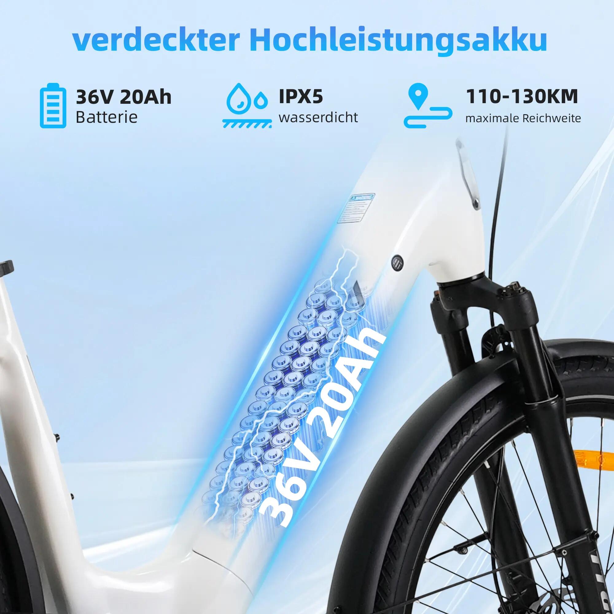 TTGO Z5 27,5-calowy rower miejski z silnikiem środkowym o mocy 250 W 4/7