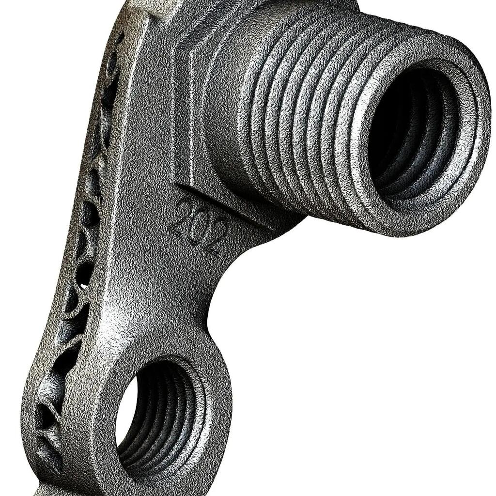 SILCA Cervelo 3D-printed Derailleur Hanger for SRAM/DM — Silver.