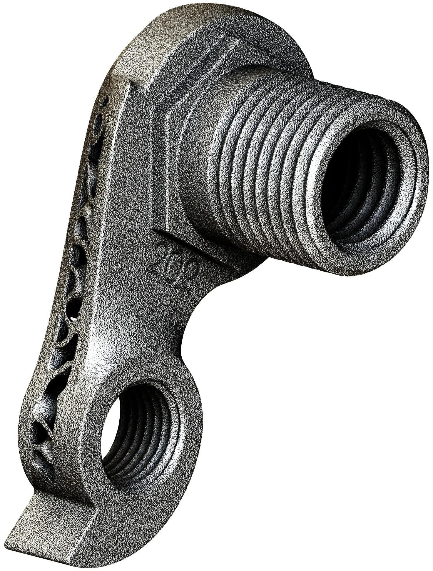 Ureche schimbător Silca pentru Cervélo SRAM DM, argintiu