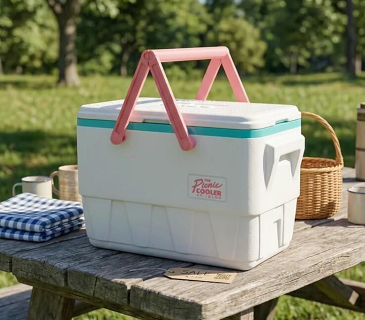 Nevera Portátil Igloo Picnic Retro 24 Litros Blanca 4/4