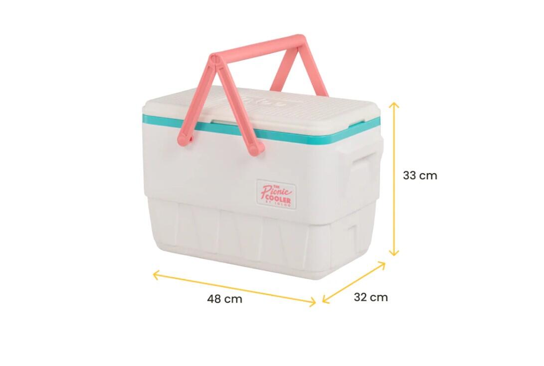 Nevera Portátil Igloo Picnic Retro 24 Litros Blanca 2/4