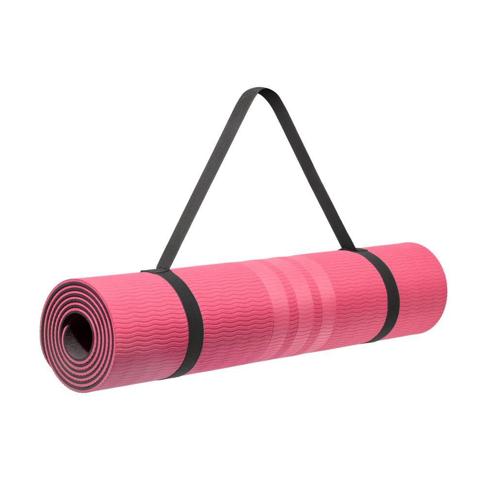 Adidas - Double Sided Yoga Mat - 6mm - Pink Fusion 5/8