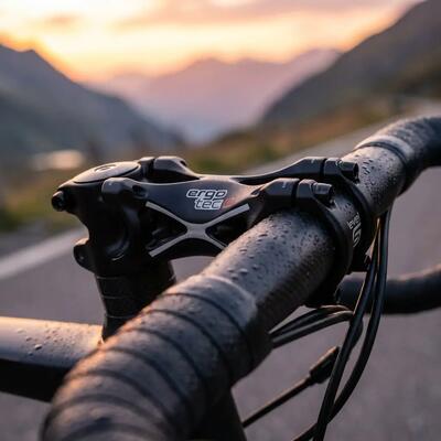 Abi ergotec swell-xr eco stuurpen 28.6/31.8mm 100mm zwart