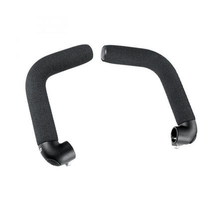 Ergotec Touring Bar Ends, schwarz, Aluminium AL 6061 T6, 360° drehbar, HD-Gri...