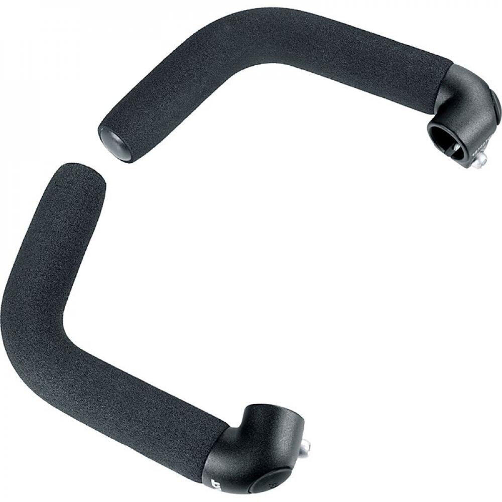 Ergotec Lenkergriffe Bar Ends Touring schwarz-matt 2/7