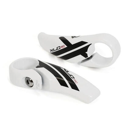 XLC Pro Bar-Ends gerade BE-A14 83mm, weiß