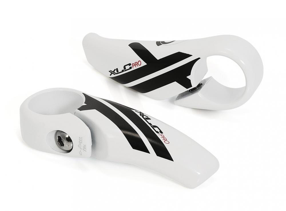 XLC Pro Bar-Ends recht BE-A14 83mm, wit 3/3