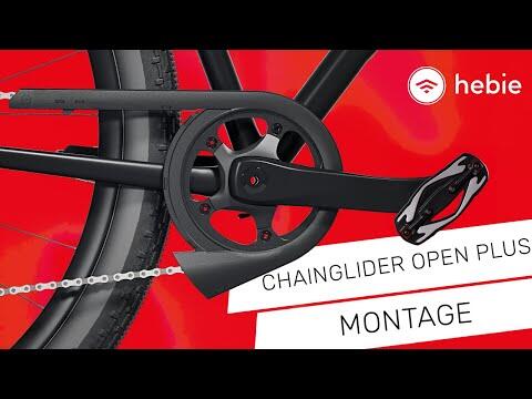 Hebie Kettenschutz Chainglider Open Plus 38 Zähne schwarz 4/4