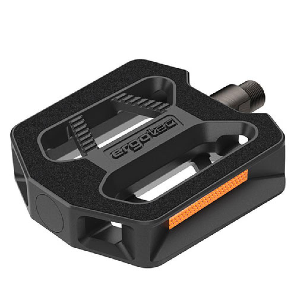 Ergotec EP-T City/Trekking Pedals, 105x94 mm, pair 9/16" black.