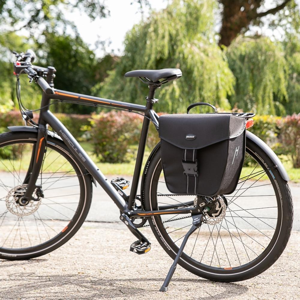 Haberland Classic single pannier bag 16L black 2/3