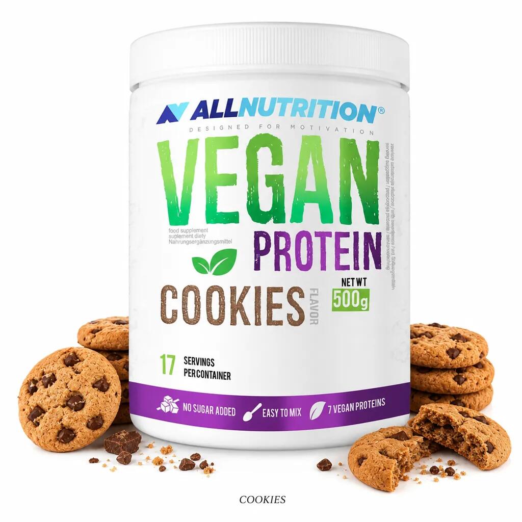Allnutrition Vegan Protein 500g cookies
