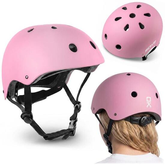 Kask sportowy rowerowy na hulajnogę rolki dla dzieci, młodzieży SOKE
