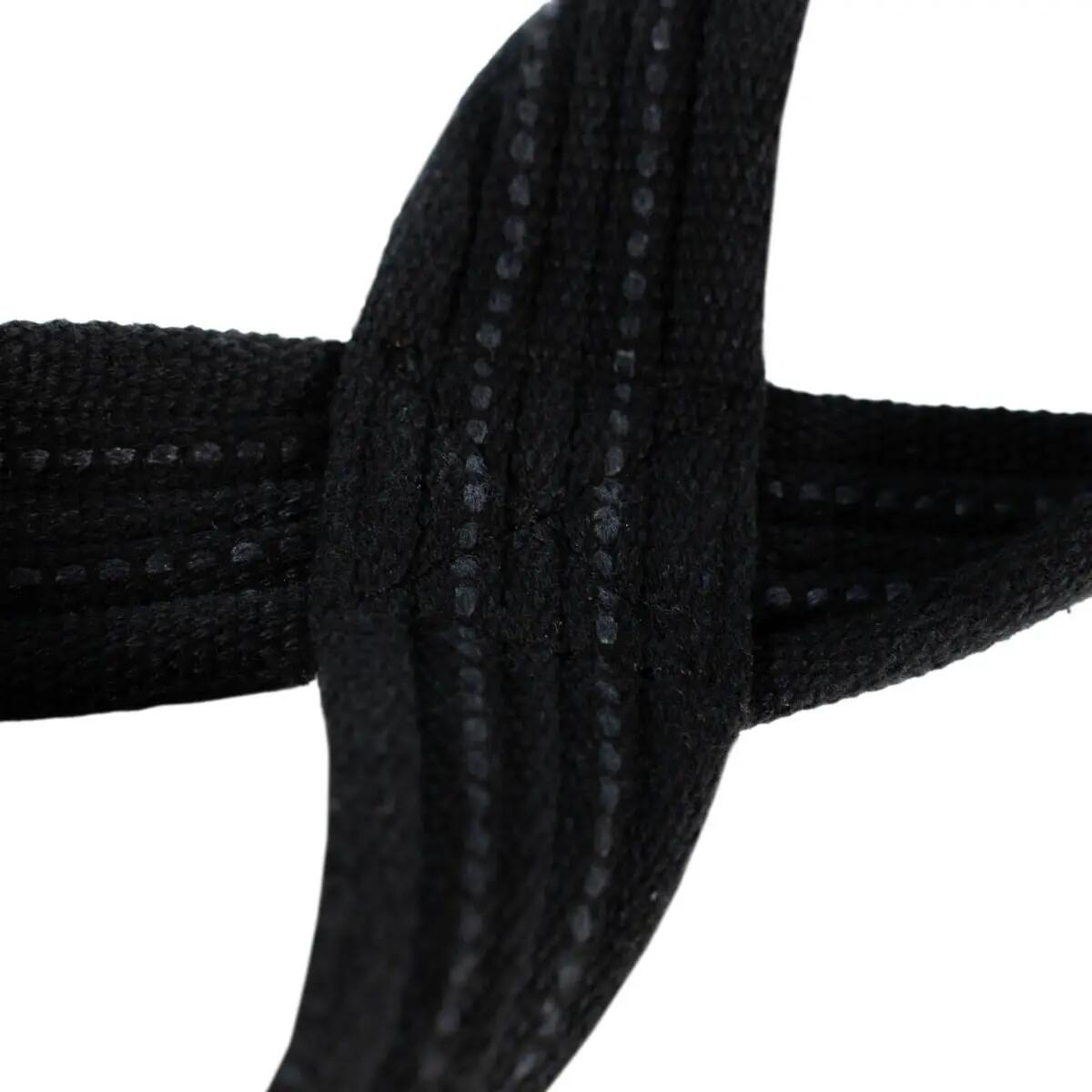 Cinghie pesi a doppio anello nere Figura 8 3/4