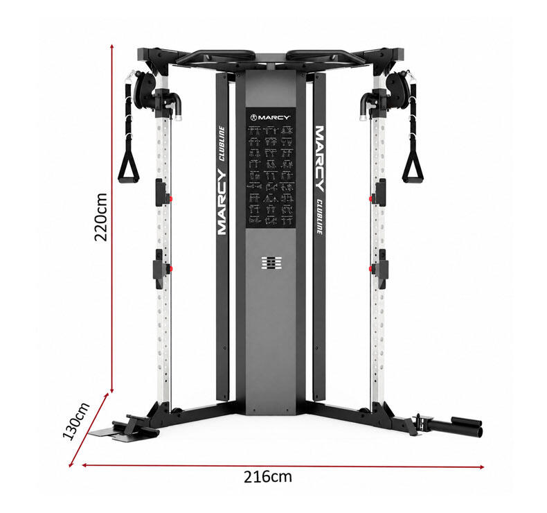 Máquina de Poleas SM-6500 - 34 posiciones - Peso usuario 150kg 2/6