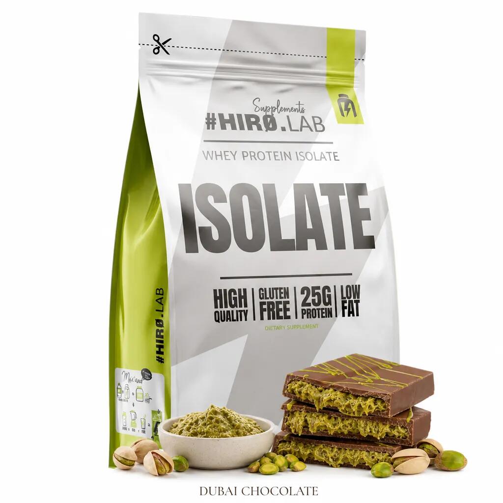 Hiro Lab Whey Protein Isolate 700g dubai chocolate