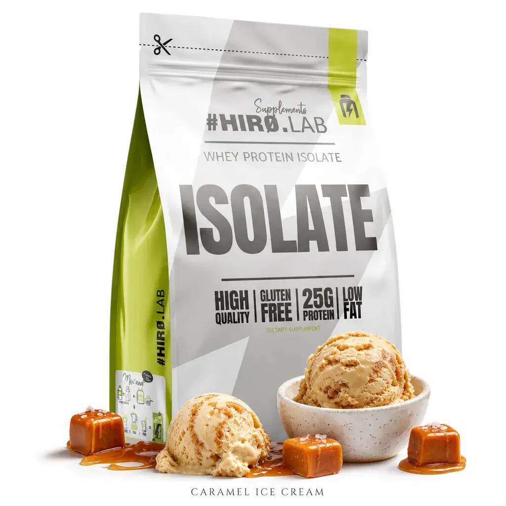 Hiro Lab Whey Protein Isolate 700g Caramel Ice Cream