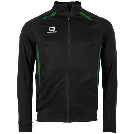 Stanno Stadio Top Full Zip Enfants - Noir, Jaune, Taille 140
