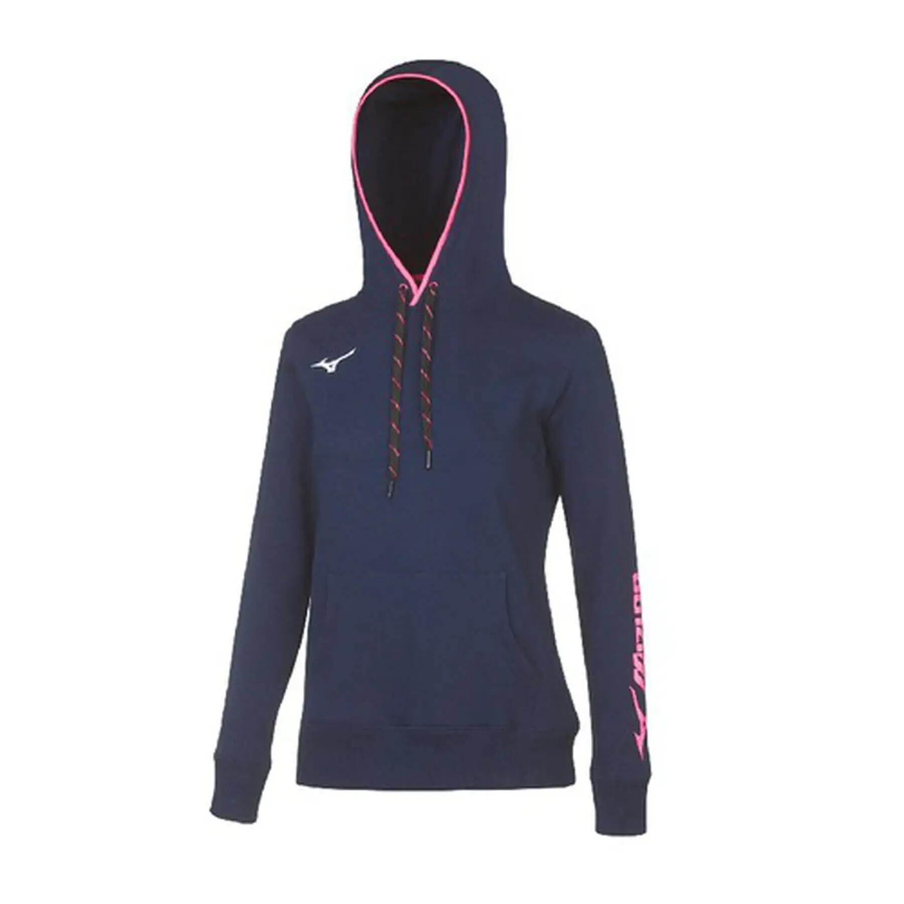 Bluza z kapturem Mizuno damska Team Mizuno 2/2