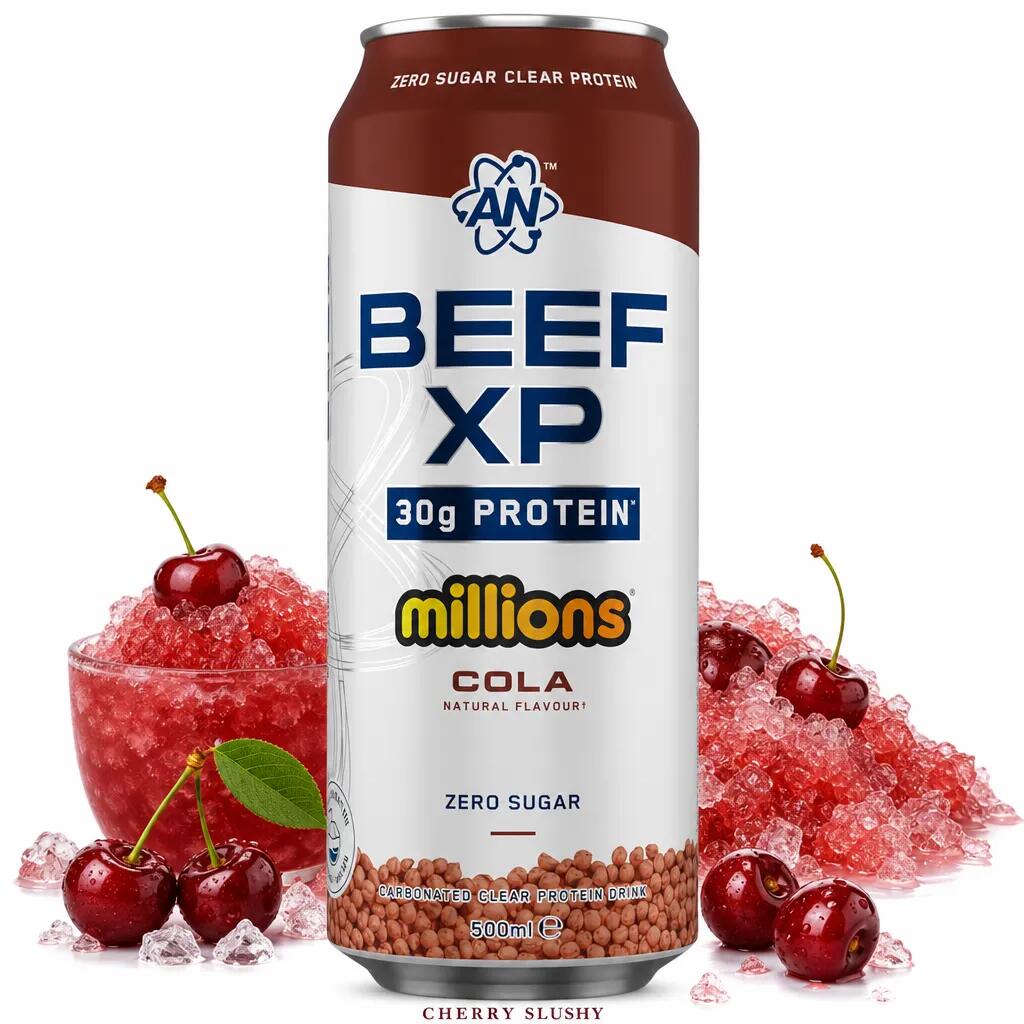 Applied Nutrition Beef-XP Can 500ml x4 Cherry Slushy