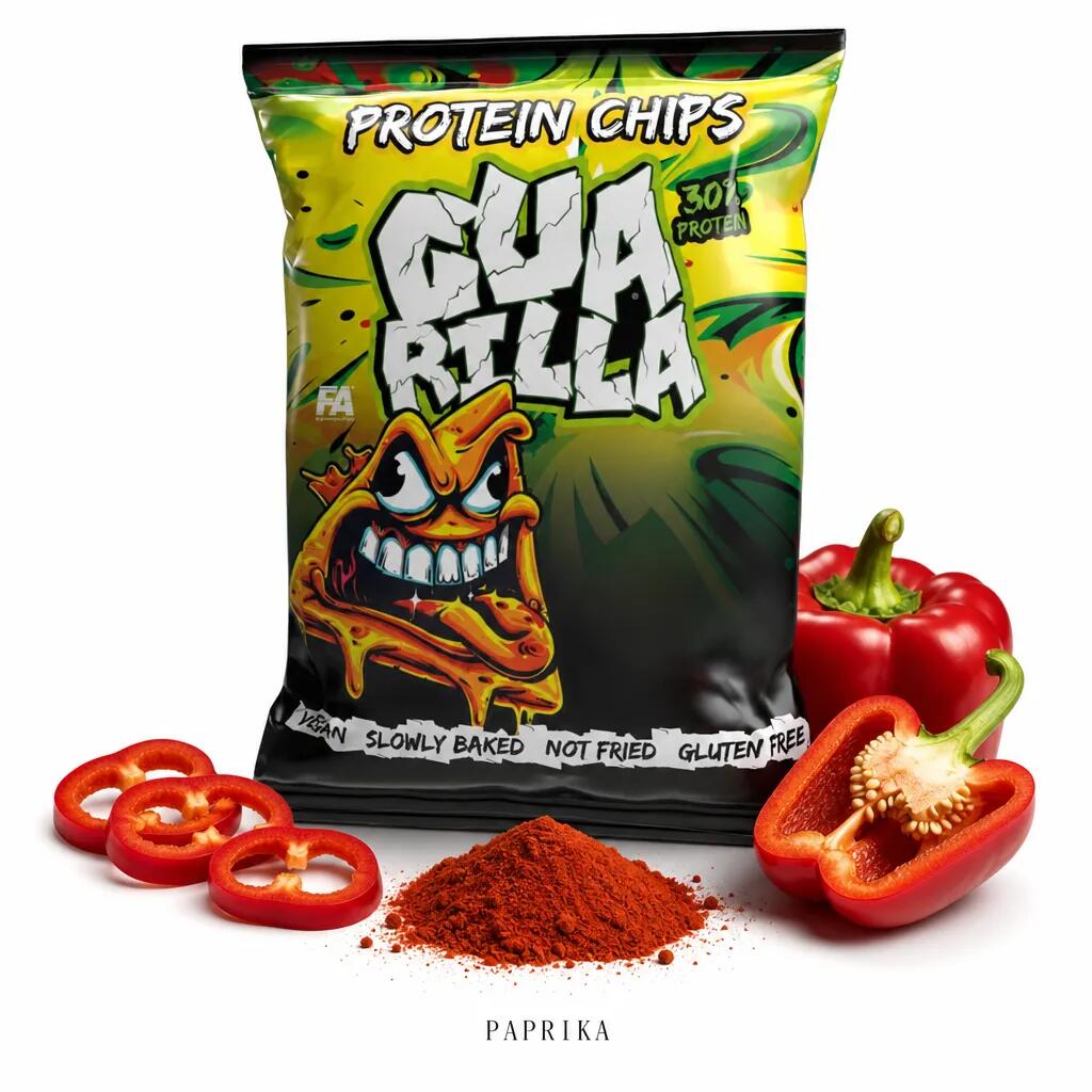 Guarilla Protein Chips 60g Paprika