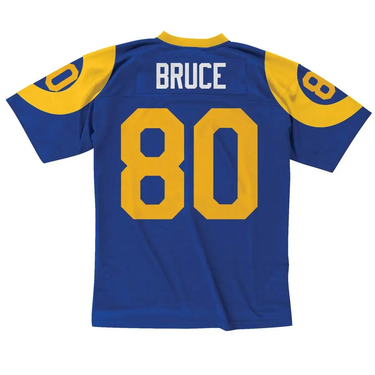 Maillot NFL Isaac Bruce St. Louis Rams 1999 Mitchell & Ness Legacy Retro Bleu po 2/2