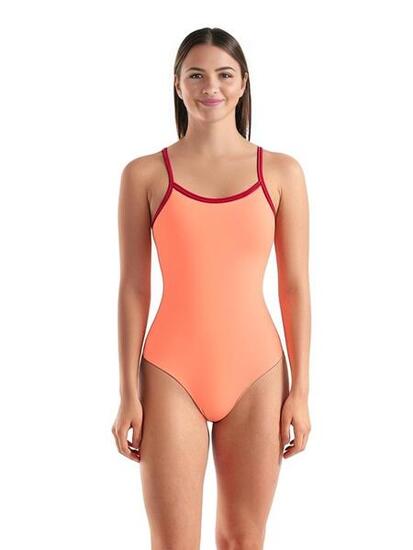 Maillot FunAqua Coral à nouer dans le dos - Rose - Taille 38