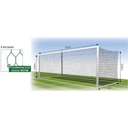 Filet football européen 4 mm MT 120 hexagonale Tremblay (x2)