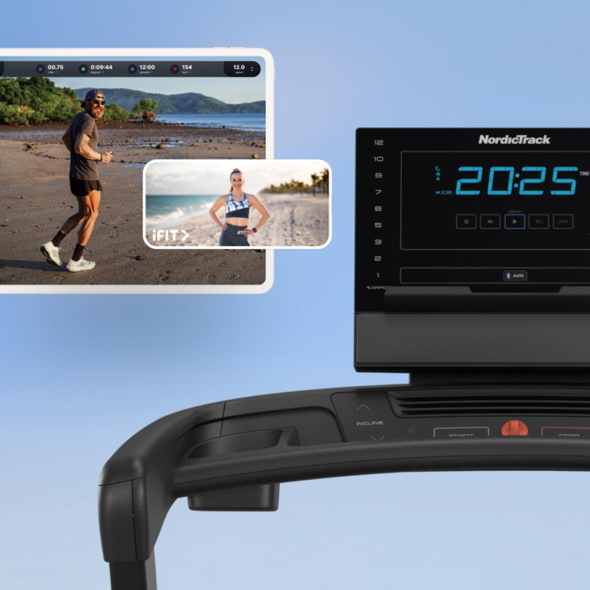 Loopband T Series 8 / Opvouwbaar / Hellingshoek +12% / Snelheid 20 km/u 2/7